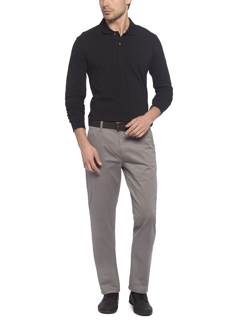 Man GREY Chino Trousers-3