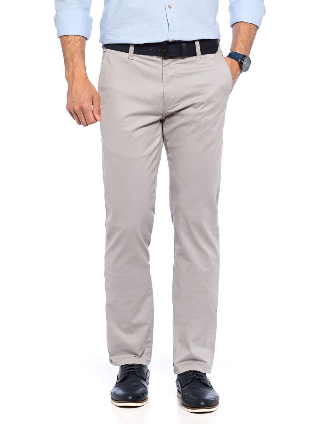 Pantalon chino GRIS Homme