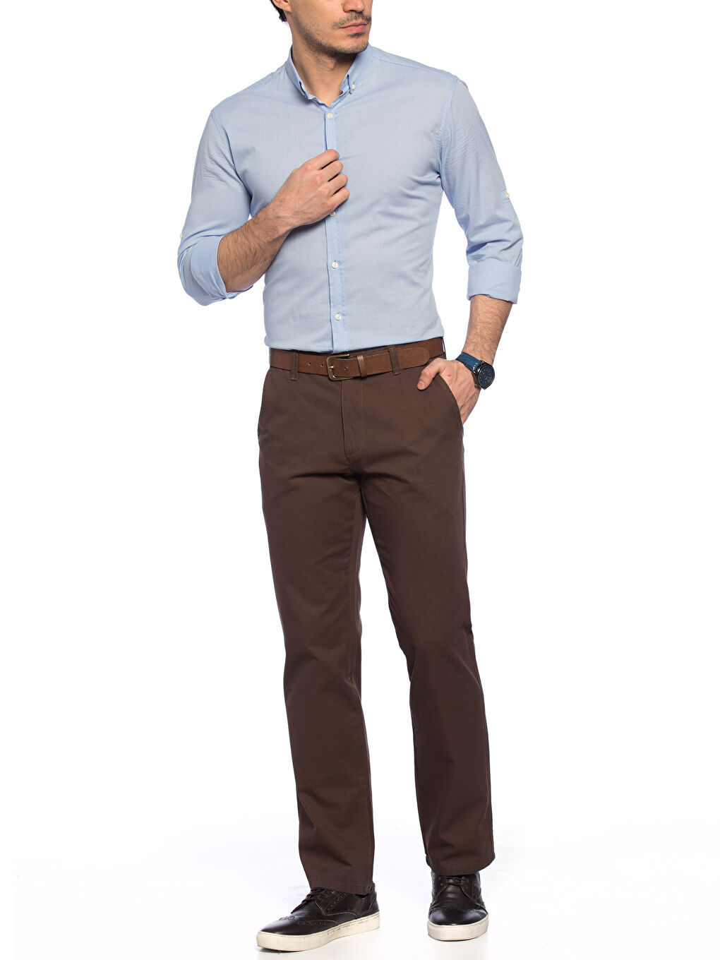 سروال شينو بنى رجال-2