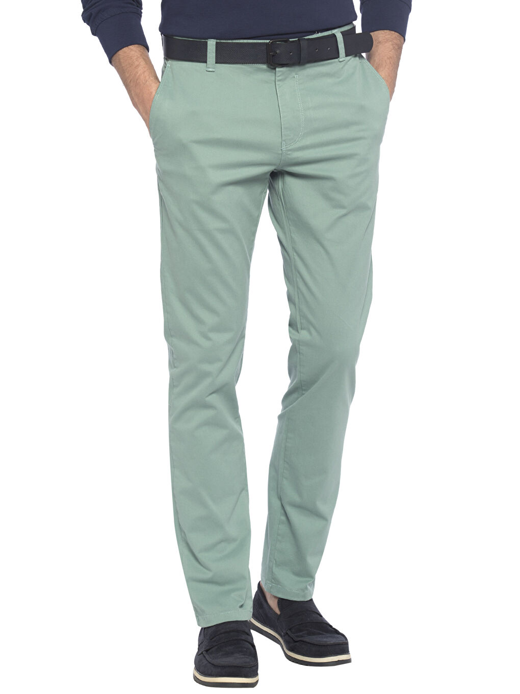 LCWAIKIKI Classic Man GREEN Chino Trousers -7Y0198Z8-GP4