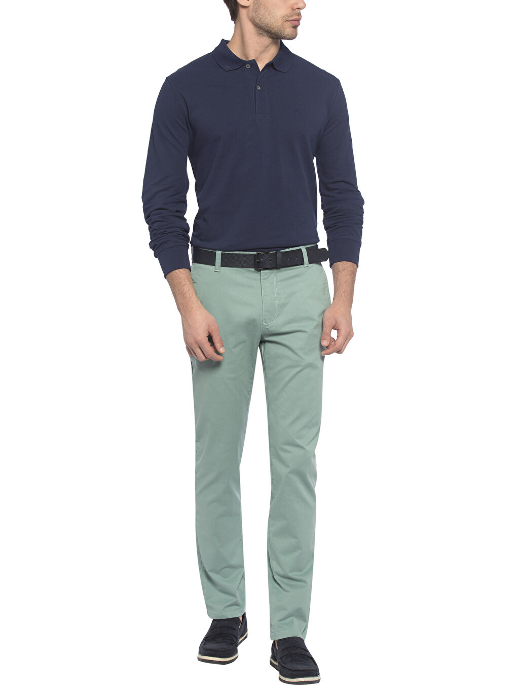 LCWAIKIKI Classic Man GREEN Chino Trousers -7Y0198Z8-GP4