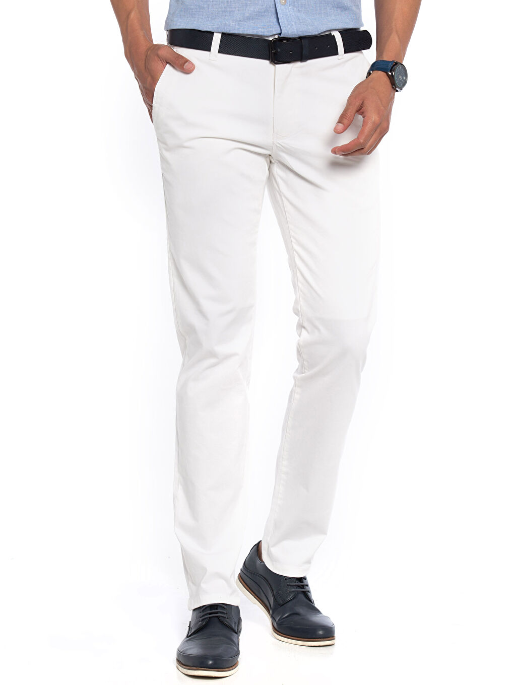 LCWAIKIKI Classic Mann WEISS Chino-Hosen -7Y0198Z8-JA6
