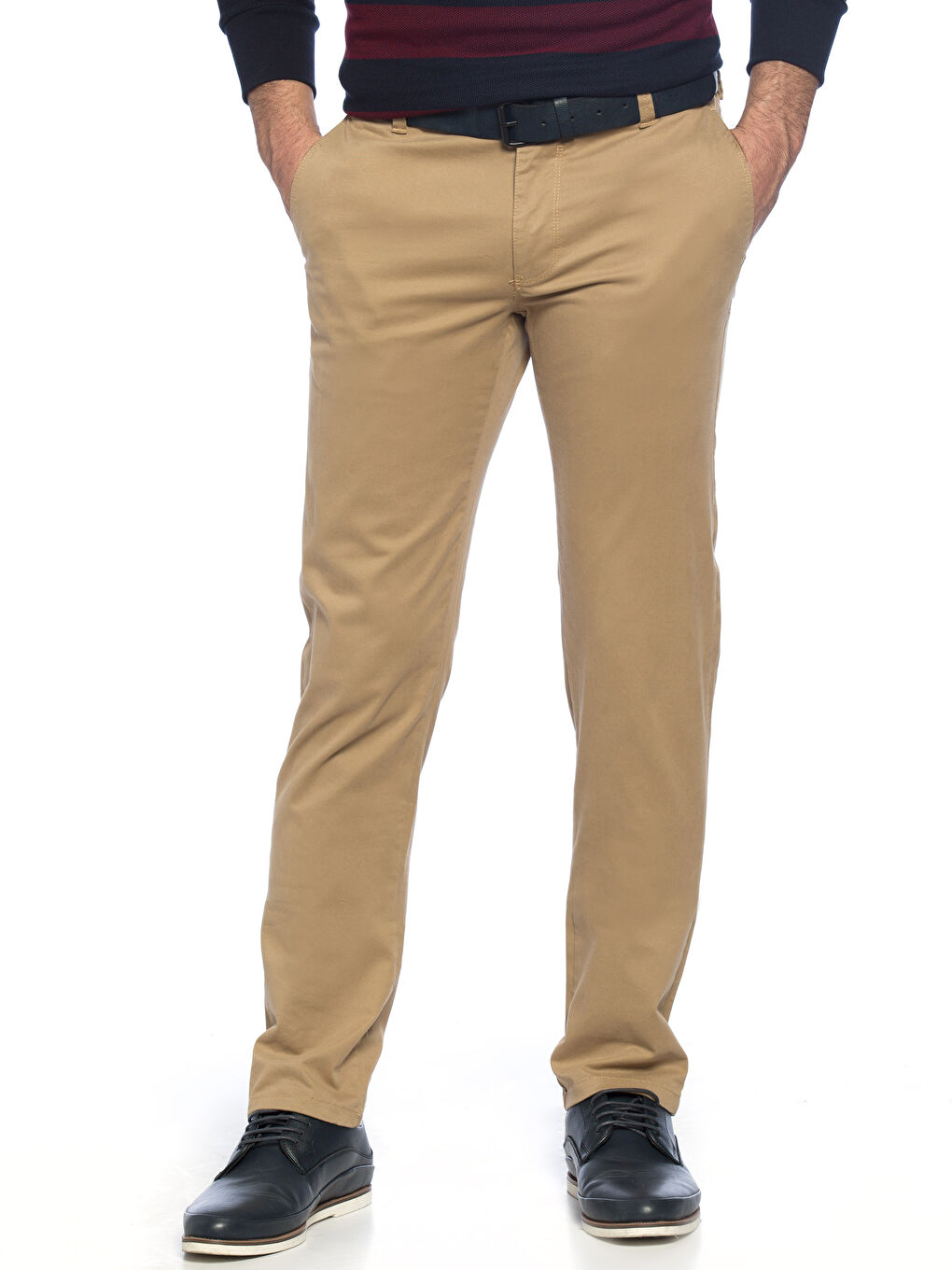 LCWAIKIKI Classic Man BEIGE Chino Trousers -7Y0198Z8-JS5
