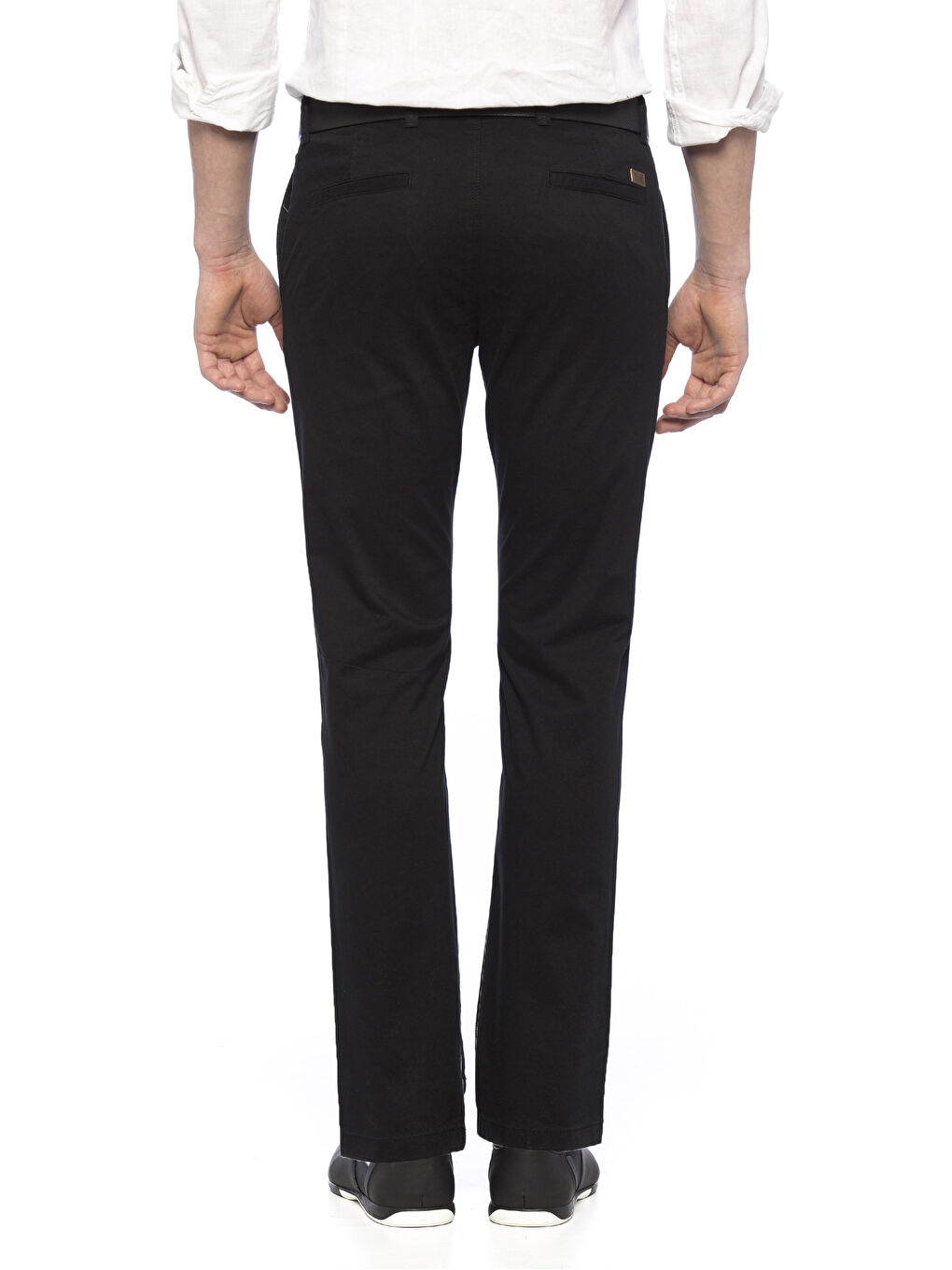 Man BLACK Chino Trousers-1