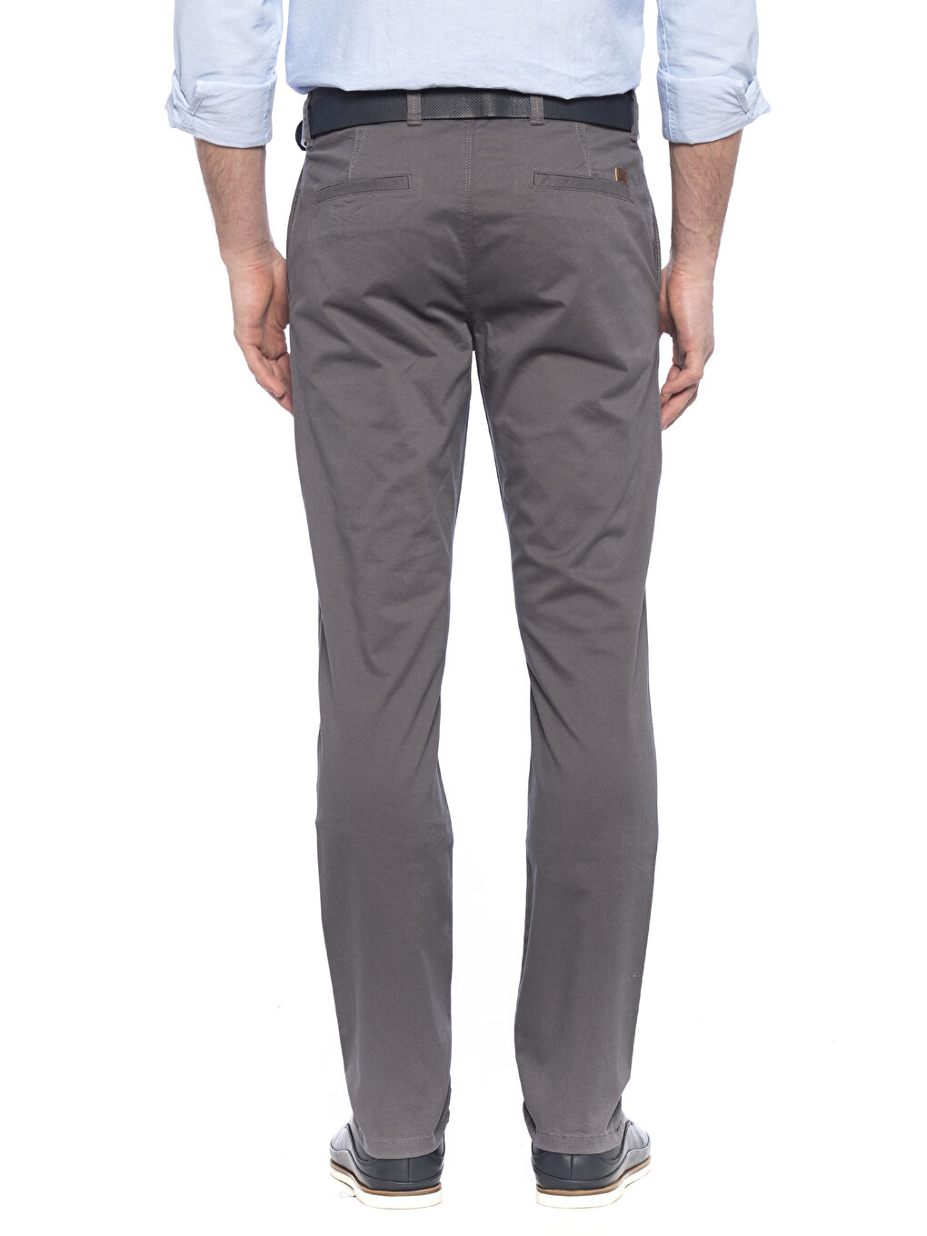 Gri Chino Pantolon-1