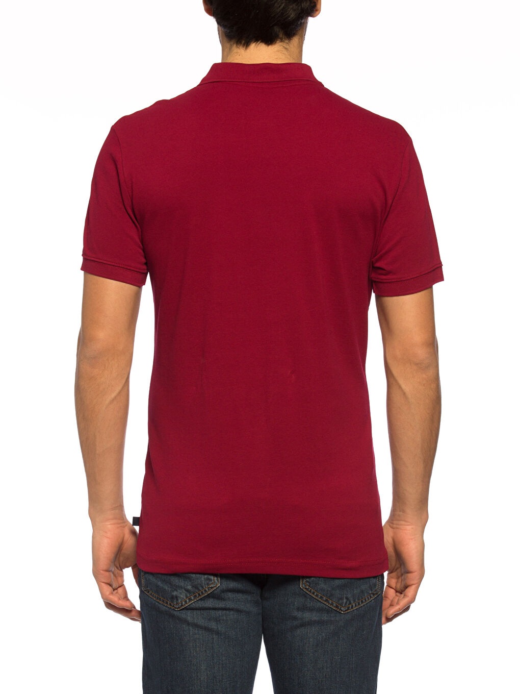 LCWAIKIKI Classic Mann BURGUND T-Shirt -7Y0203Z8-D0A