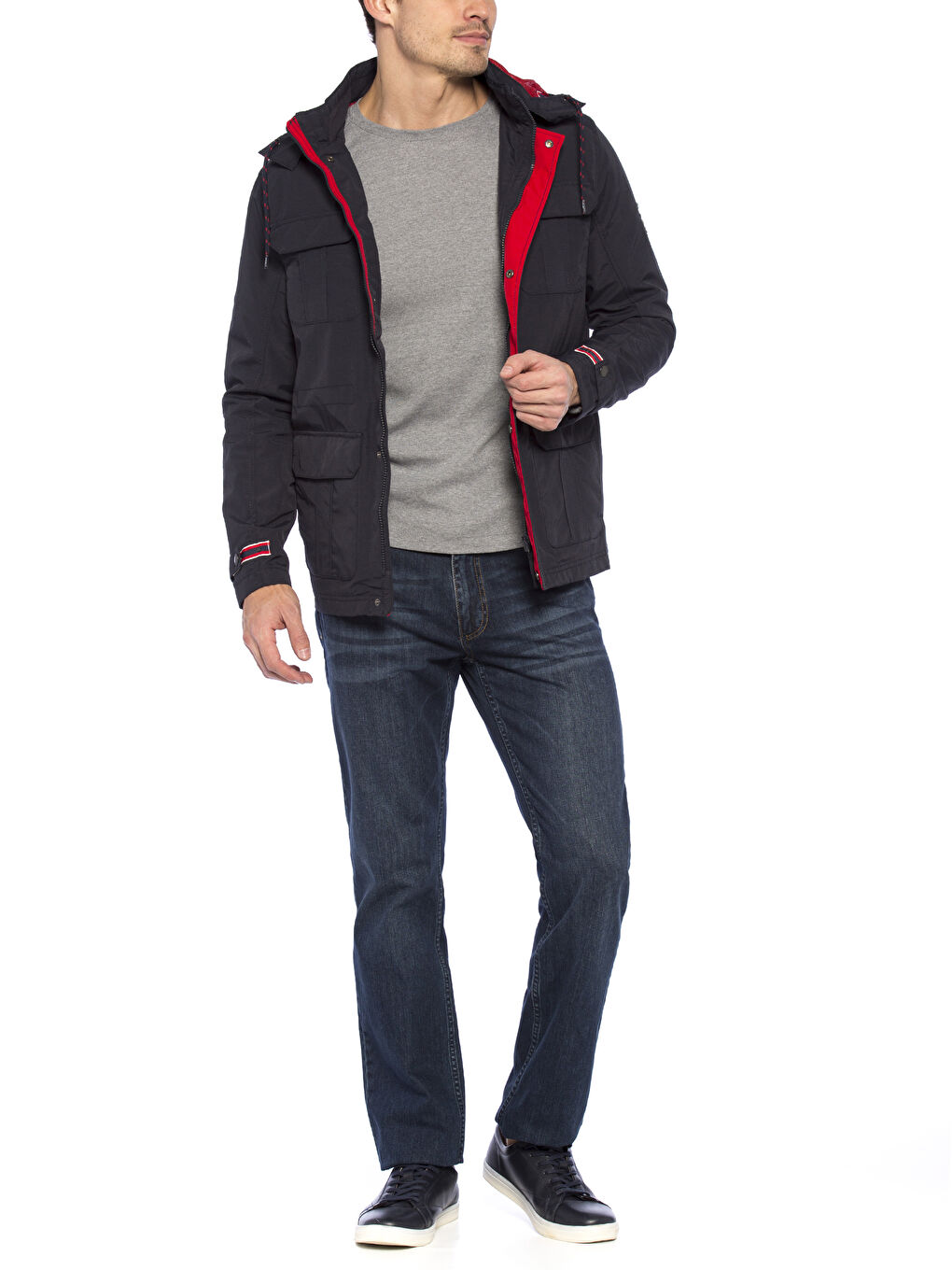Man NAVY Coat-3