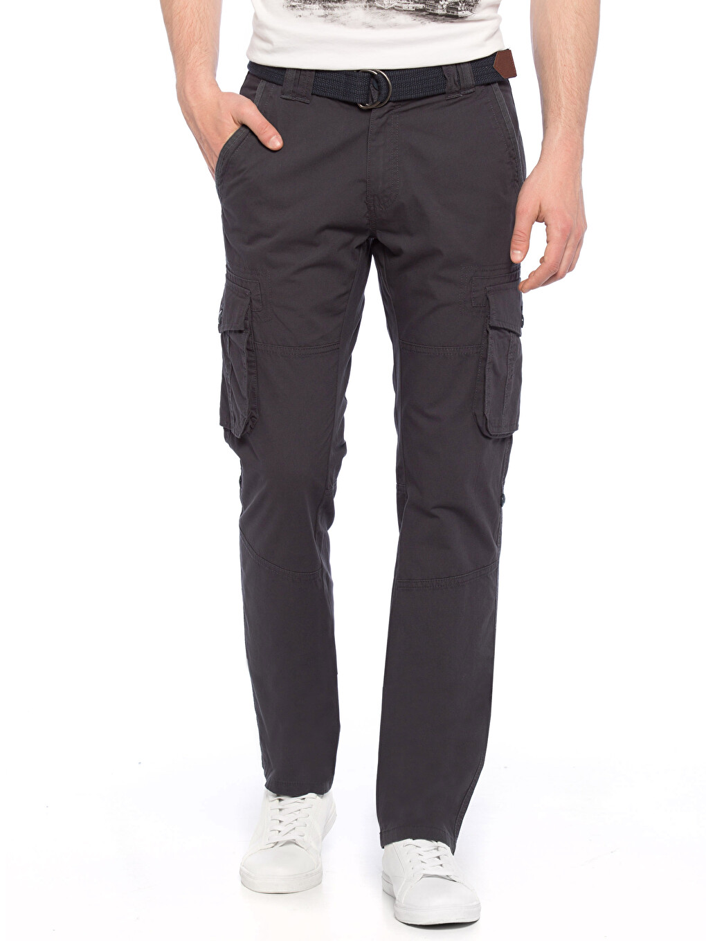 Standart Fit Erkek Kargo Pantolon