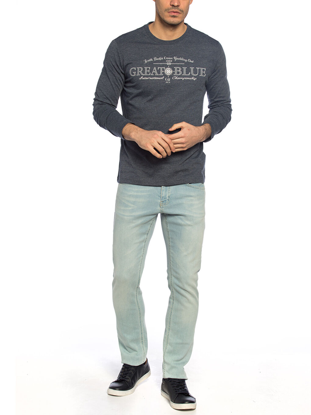 Man INDIGO T-Shirt-2