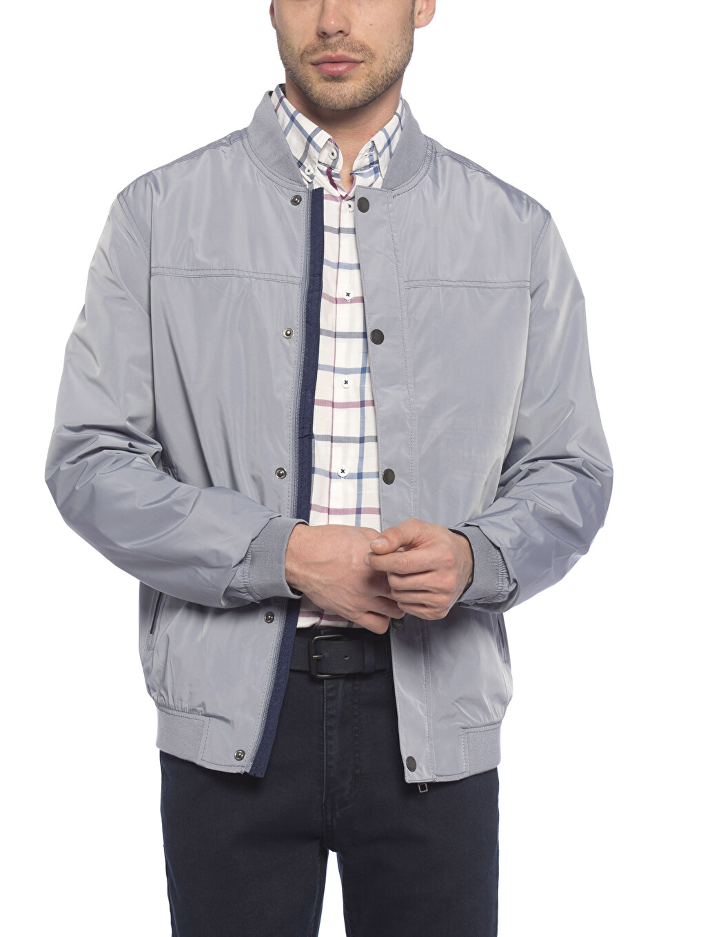 Man Blue Coat