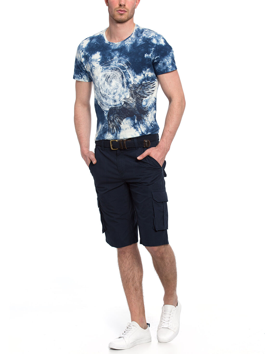 شورت أزرق رجال-2