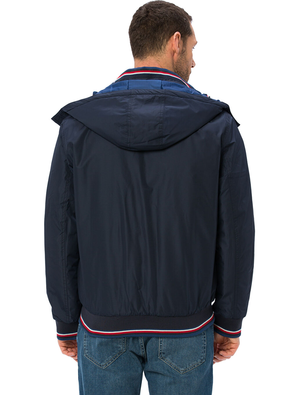 Lacivert Şişme Mont-2