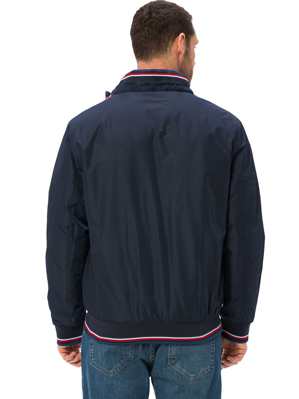 Lacivert Şişme Mont-3