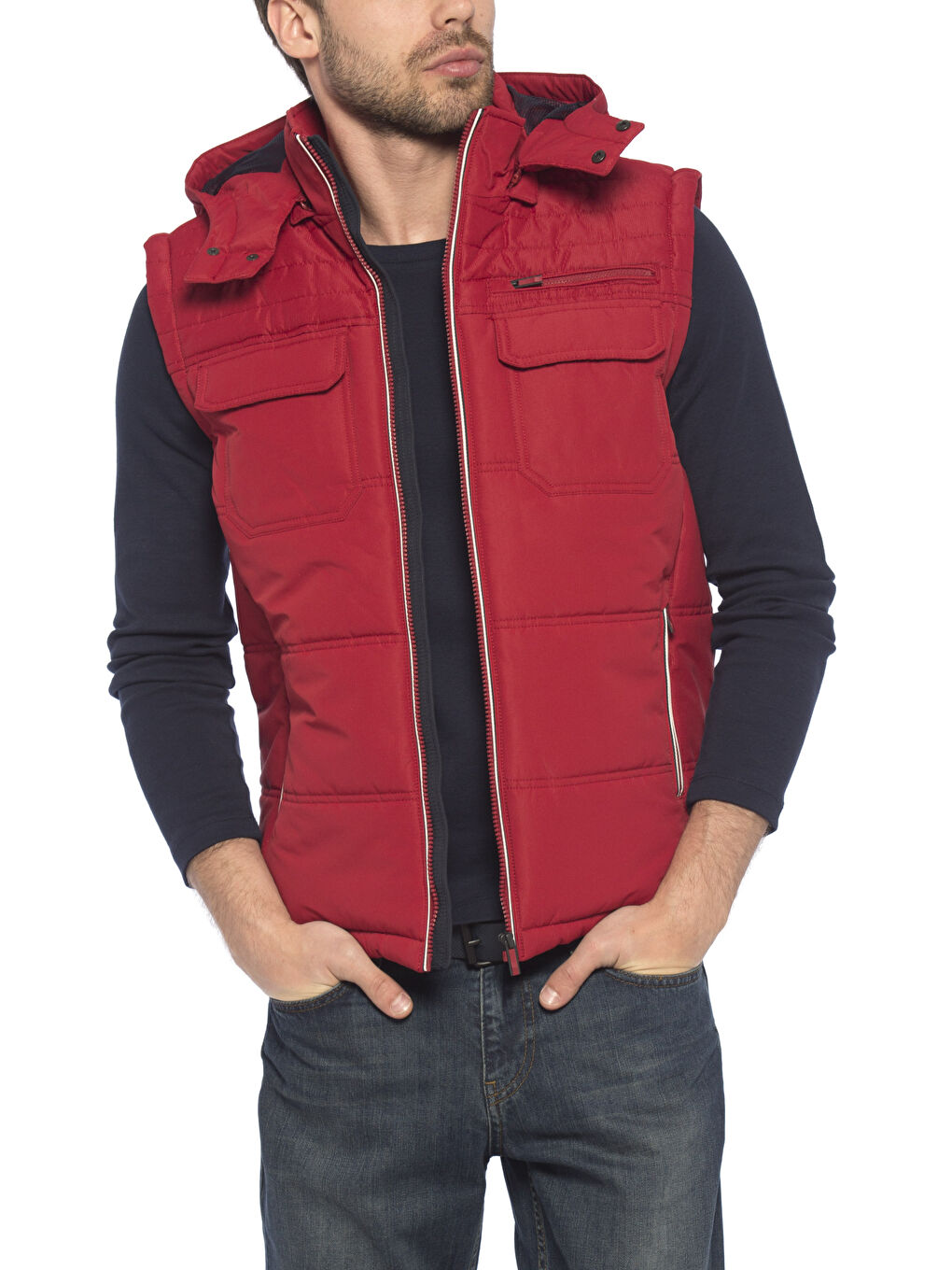 Man RED Waistcoat