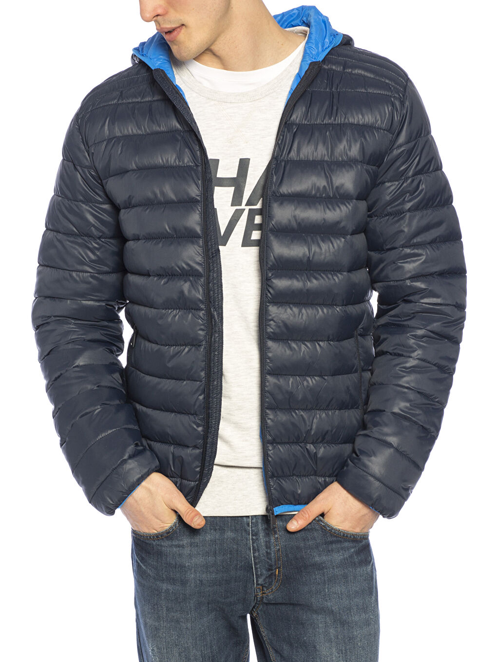 LC Waikiki Man NAVY Coat -7Y1488Z8-HRZ - LC Waikiki