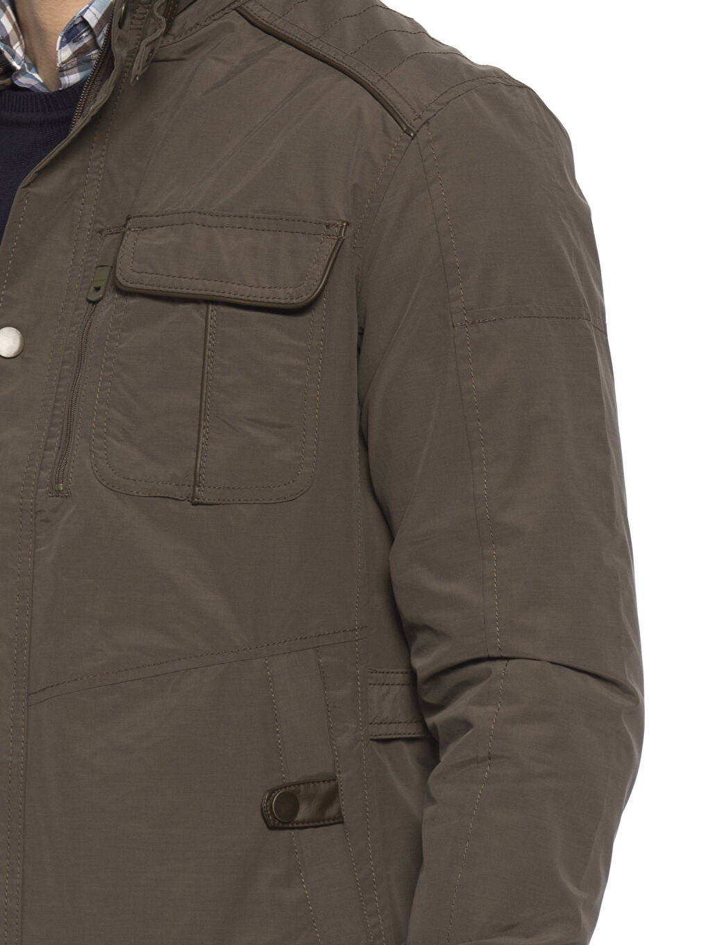 LCW Man KHAKI Coat -7Y1596Z8-K4D - LC Waikiki