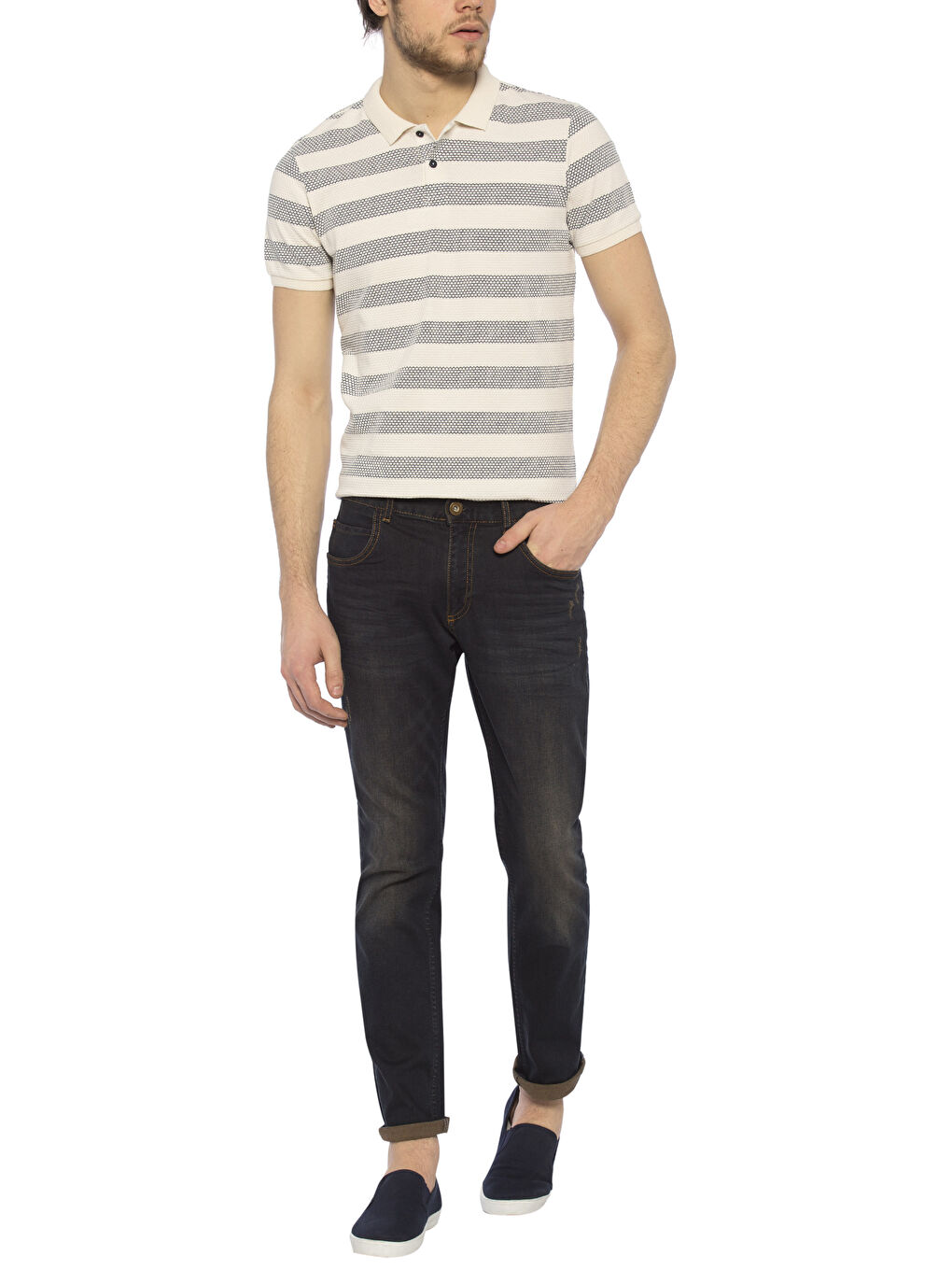 İndigo Koyu Rodeo Jean Pantolon-2