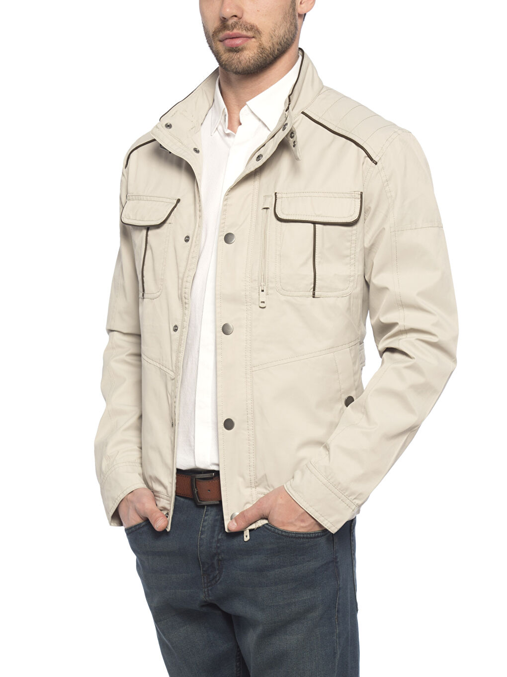 LCWAIKIKI Classic Short Slim Thin Coat -7Y2251Z8-K51