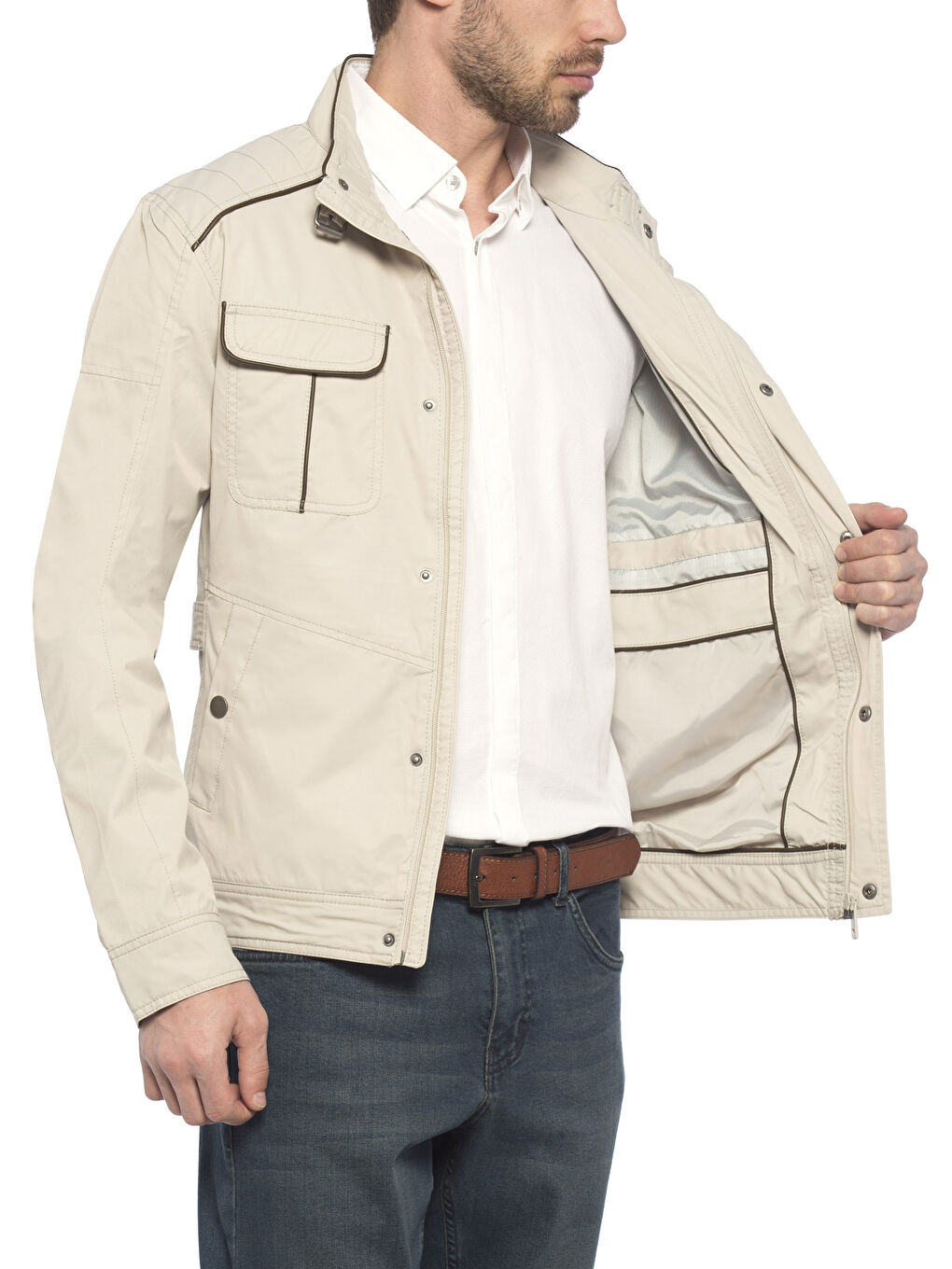 LCWAIKIKI Classic Short Slim Thin Coat -7Y2251Z8-K51