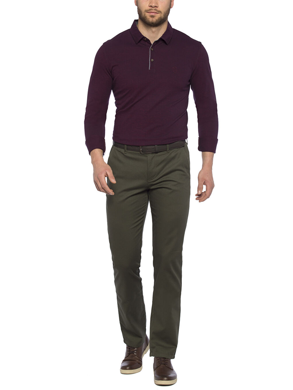 Pantaloni KAKI Bărbat-2