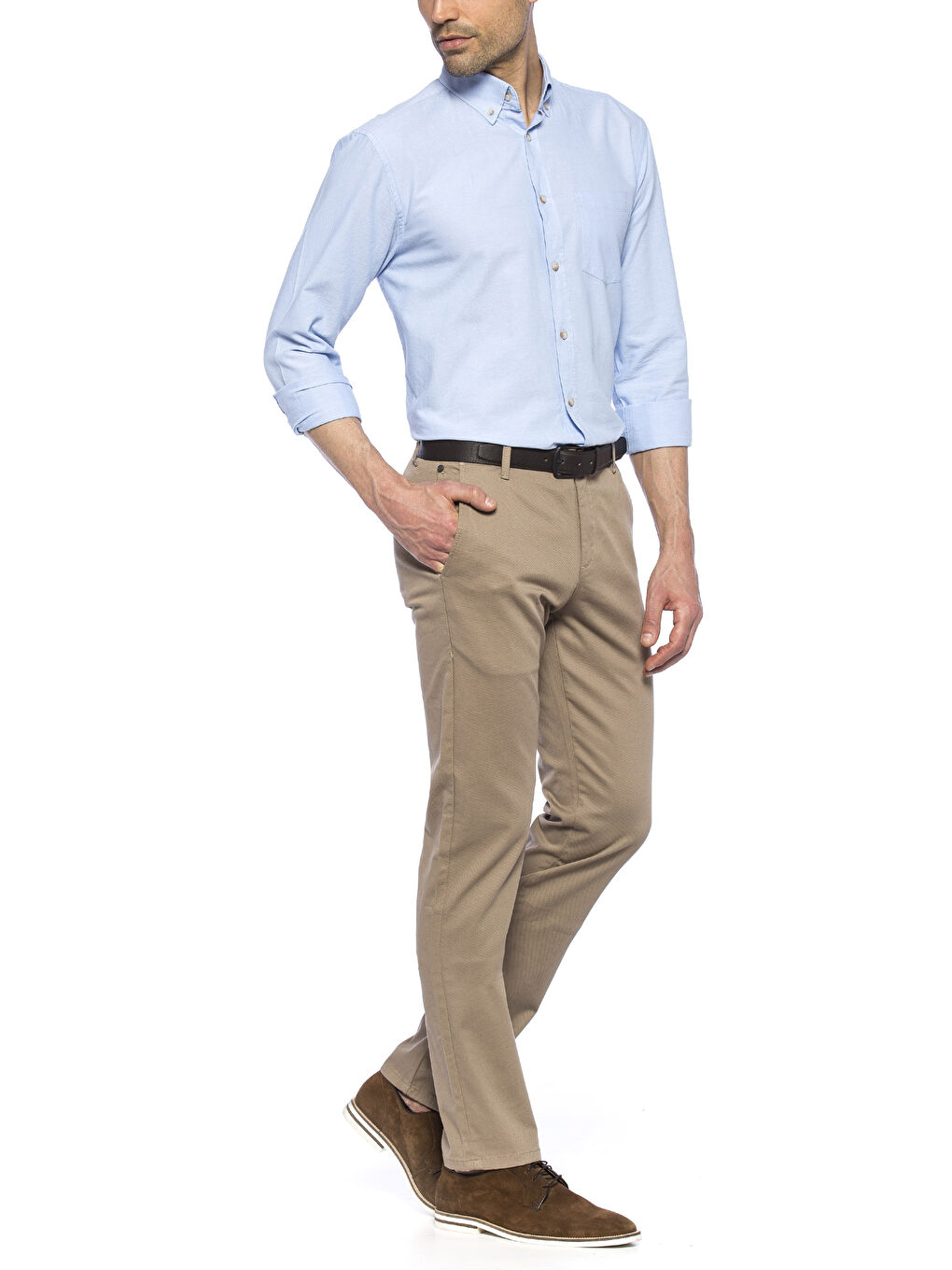 Pantalon BEIGE Homme-2