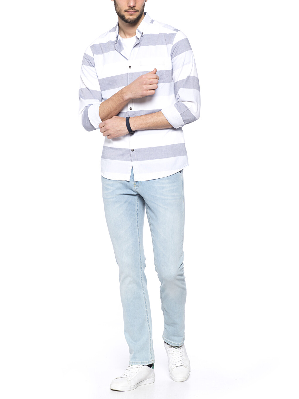 Man Grey Shirt-2