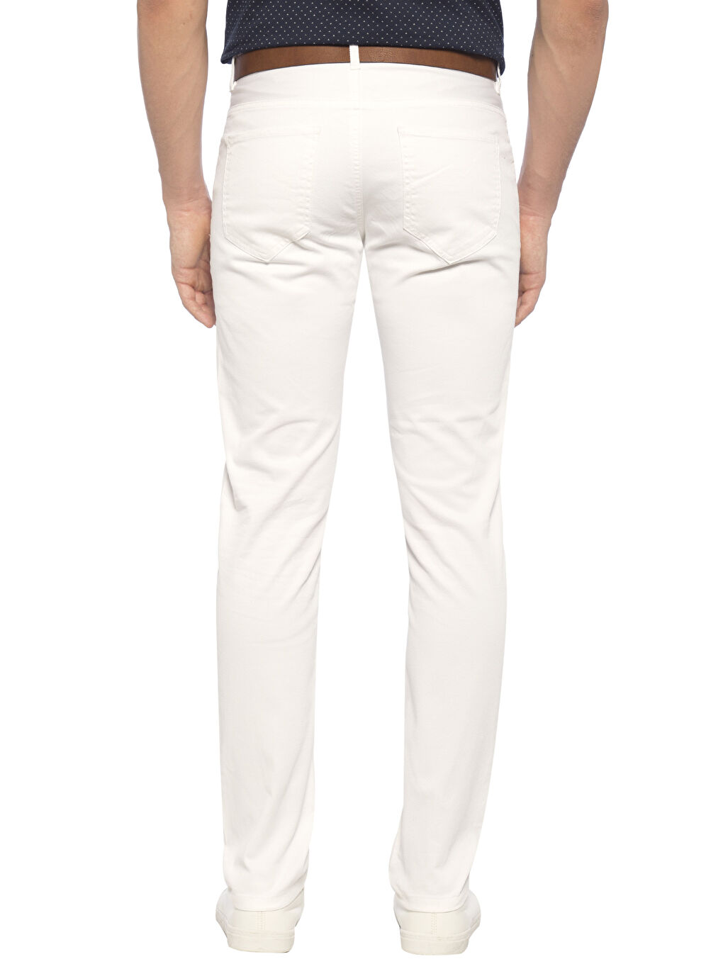 Pantalon BLANC Homme-1