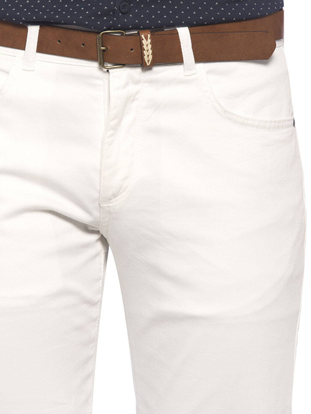 Pantalon BLANC Homme-3