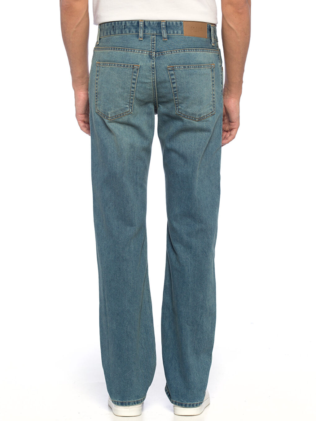 Açık Ton İndigo Rodeo Jean Pantolon-1