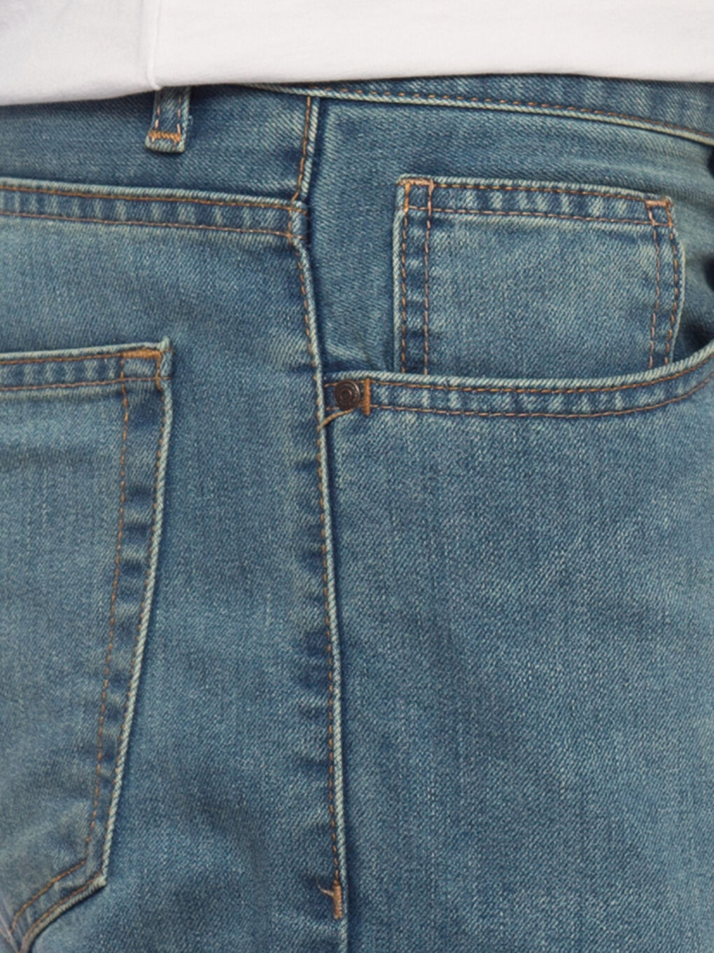 Açık Ton İndigo Rodeo Jean Pantolon-3