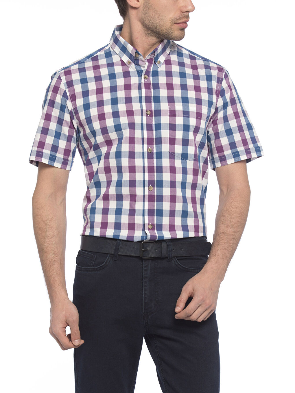 LCWAIKIKI Classic Man FUCHSIA Shirt -7Y3620Z8-K8Z