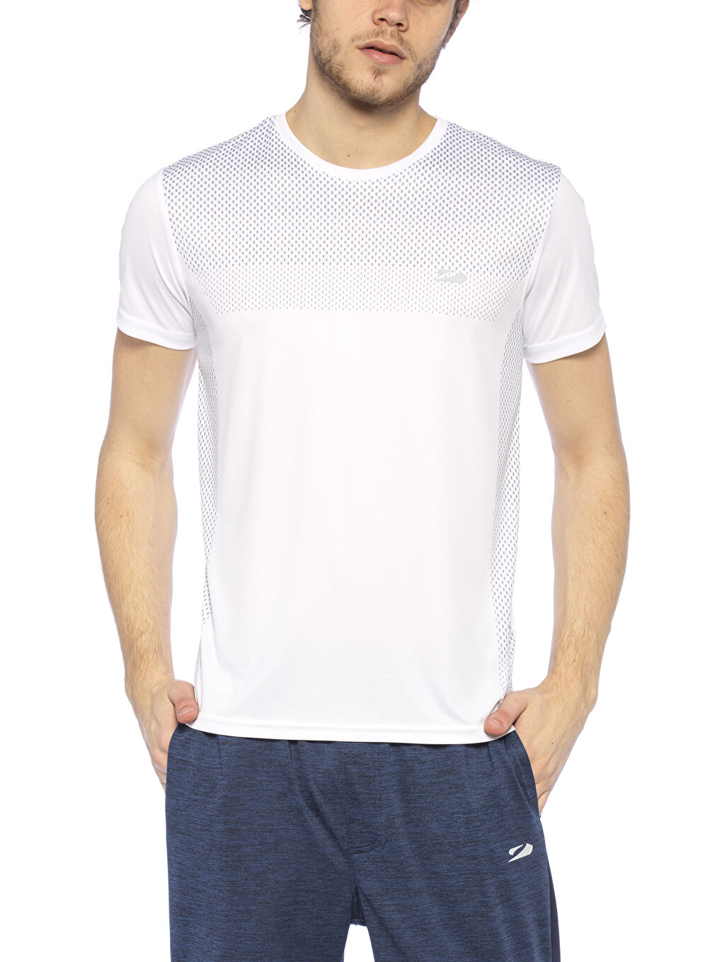 Man WHITE Sports T-Shirt