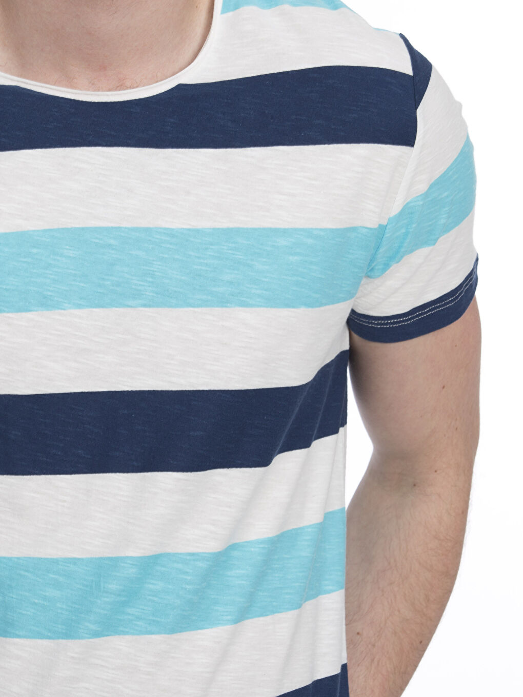 Мужчины Бирюзовый Футболка-3