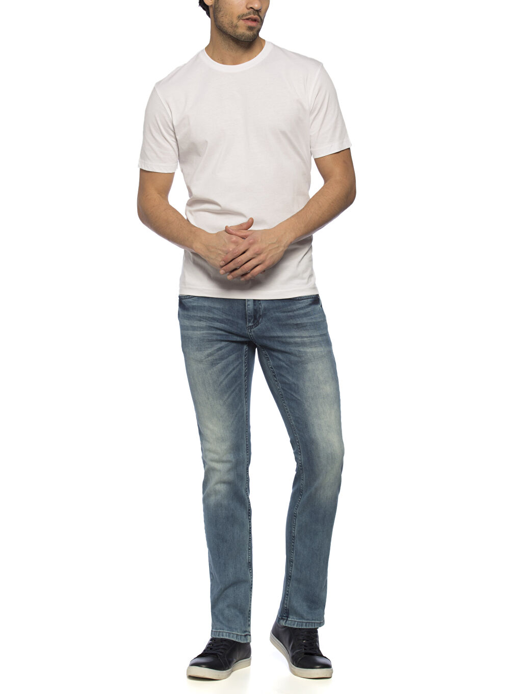 T-shirt BLANC Homme-2