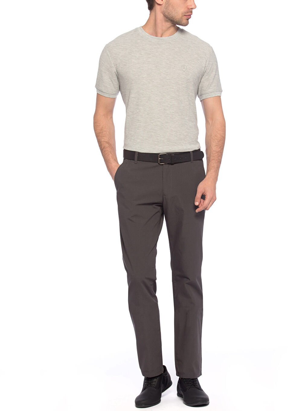 سروال شينو رمادى مختلف الدرجات رجال-2