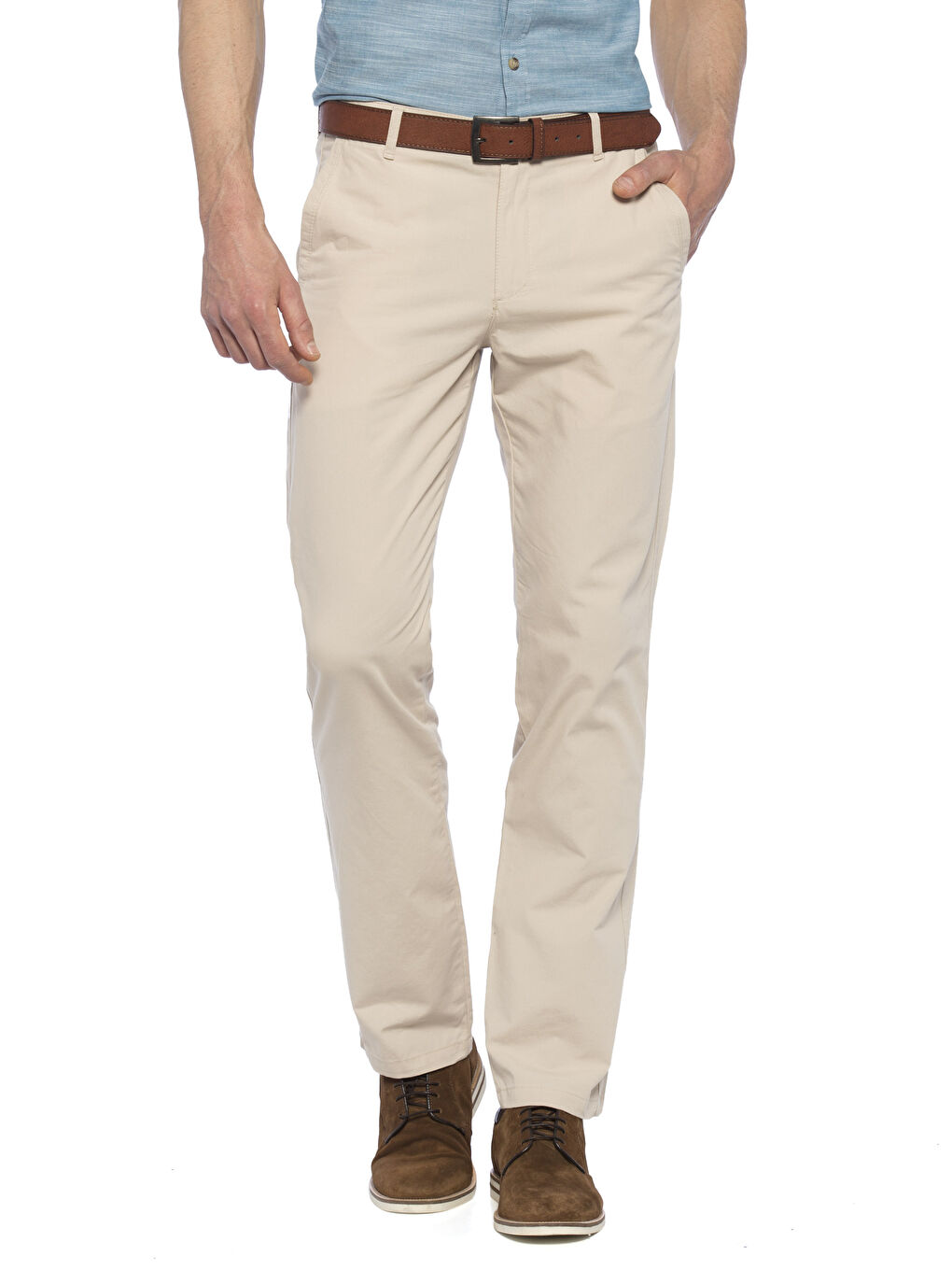 Pantalon chino BEIGE Homme