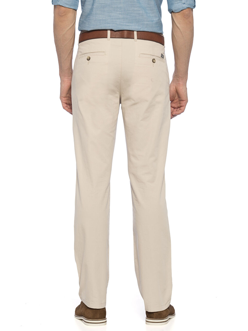 Pantalon chino BEIGE Homme-1