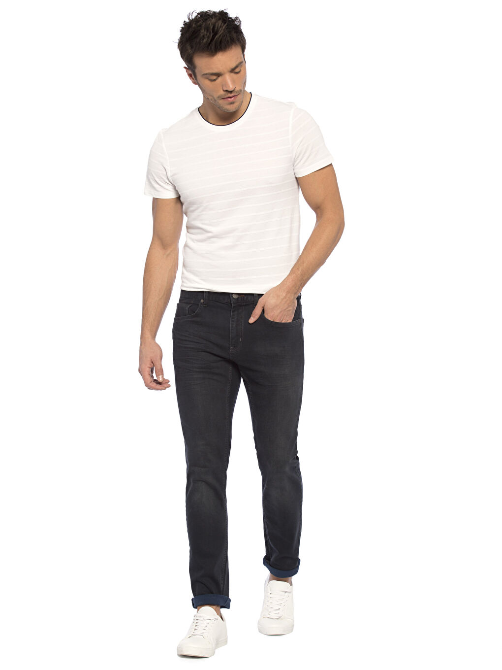 İndigo Koyu Rodeo Jean Pantolon-2