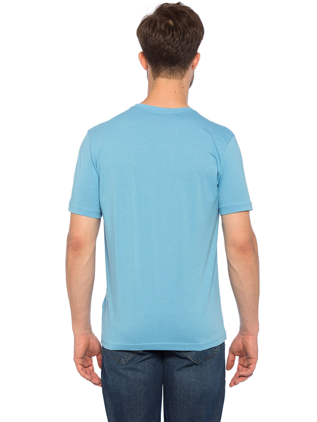 ラテンツーピース ブルー LCWAIKIKI Classic Man BLUE T-Shirt -7Y4252Z8-GFK - LC Waikiki