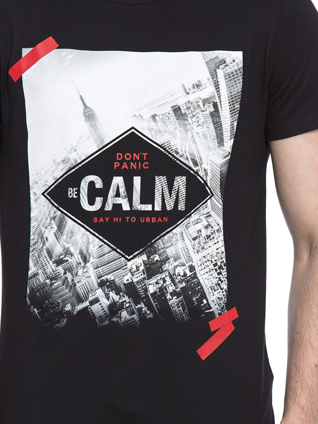 Siyah Sıyah Tişört-5