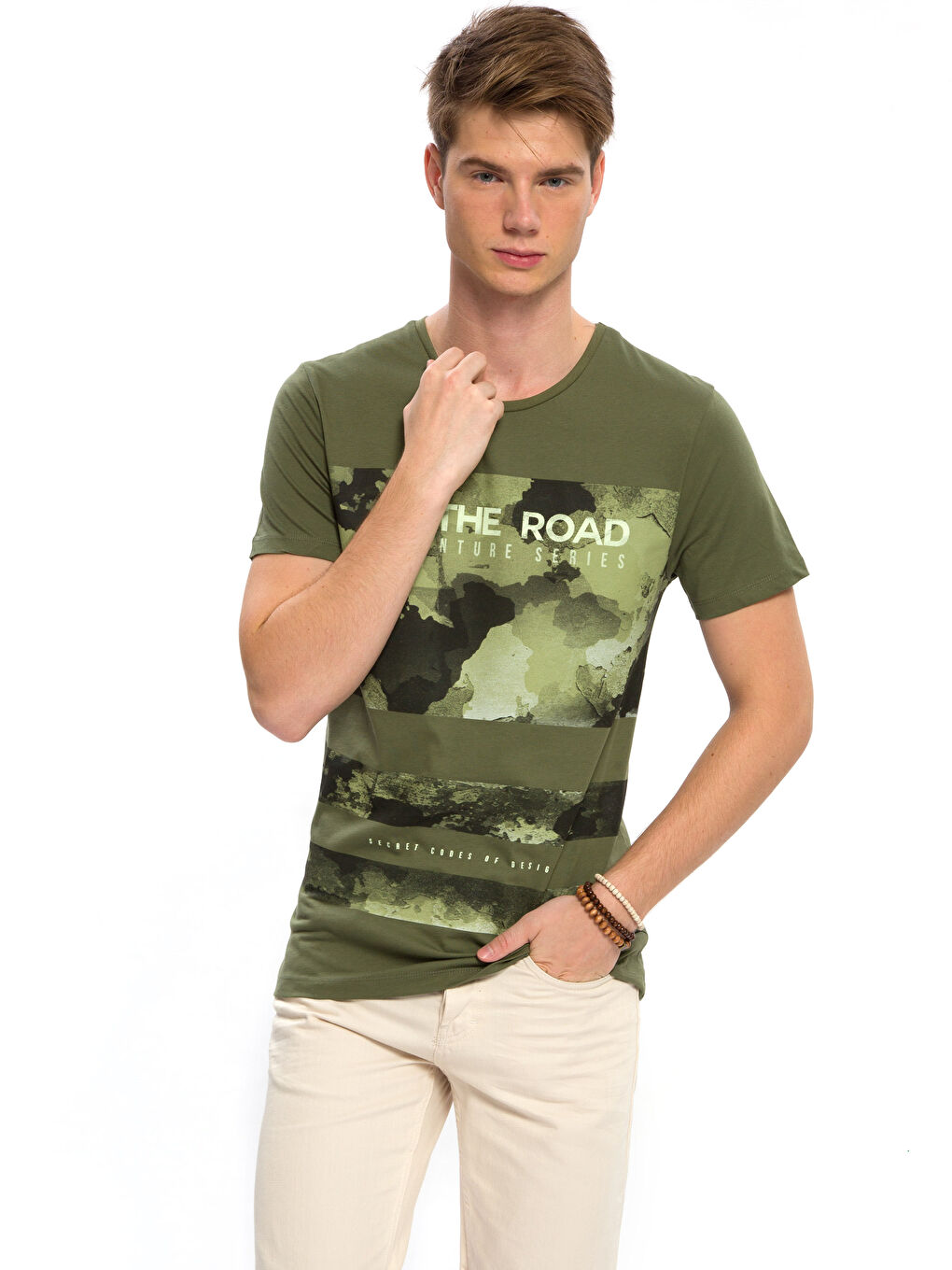 T-shirt KAKI Homme
