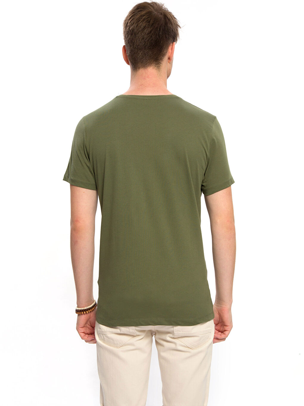 T-shirt KAKI Homme-1