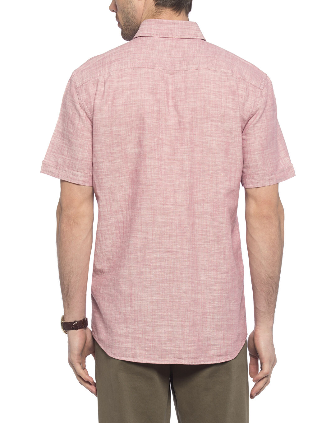 قميص خمري رجال-1