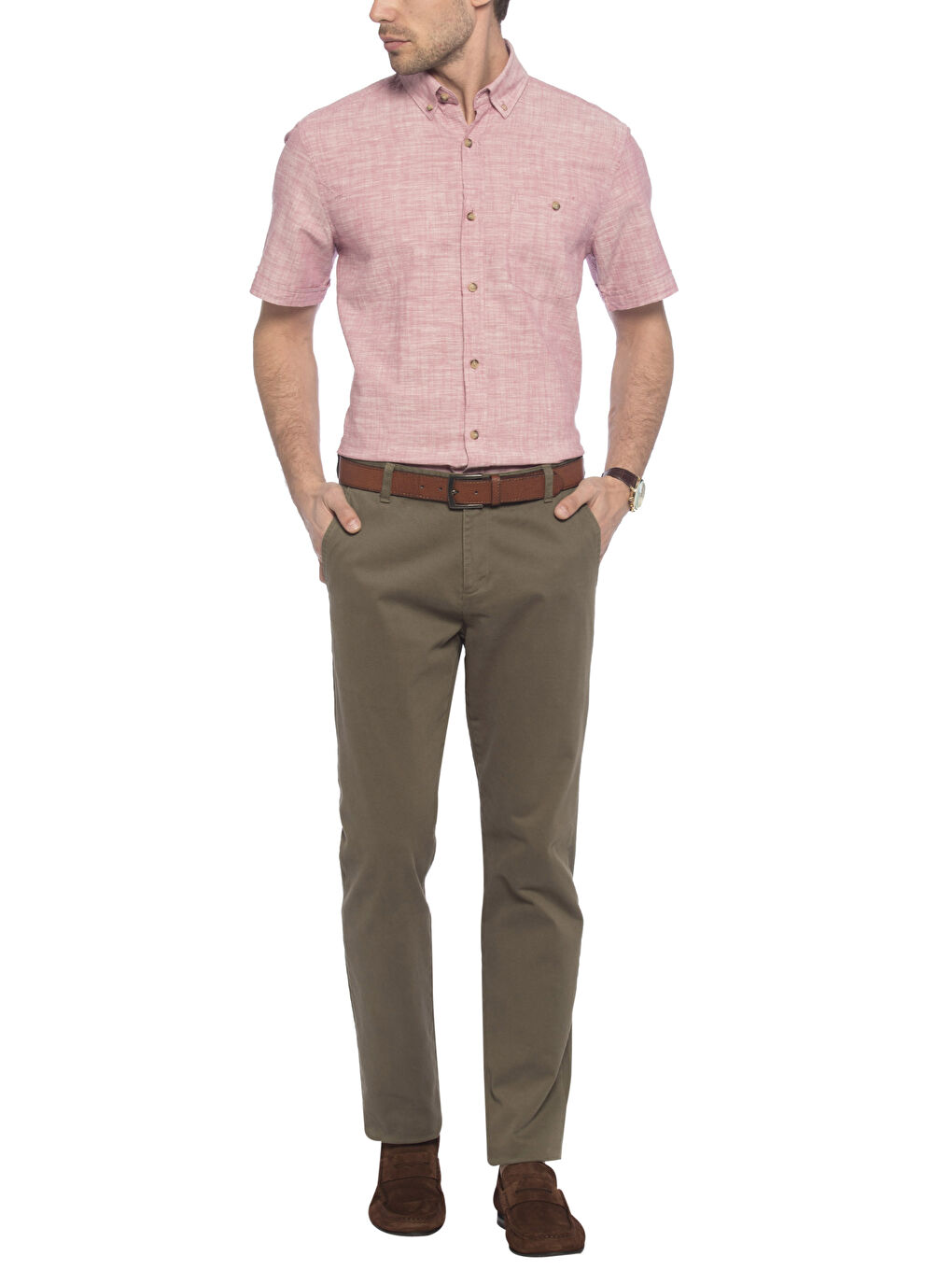 قميص خمري رجال-2