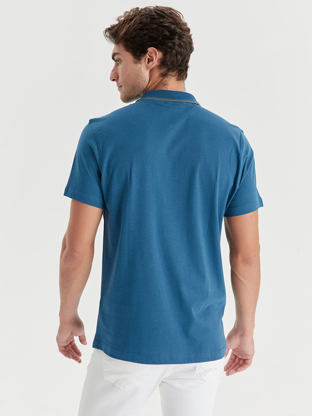 Açık İndigo Tişört-2