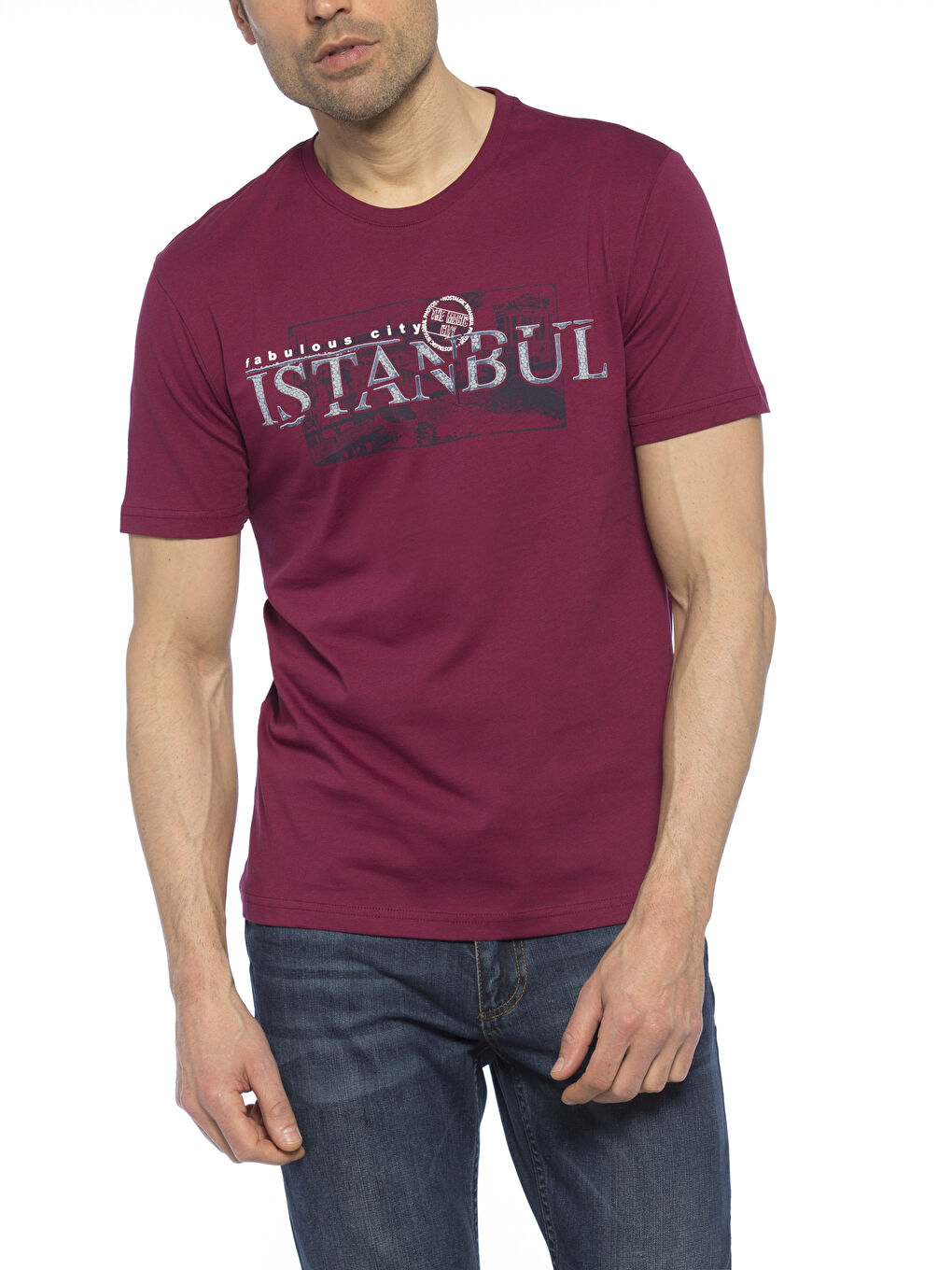 Bordo Tişört