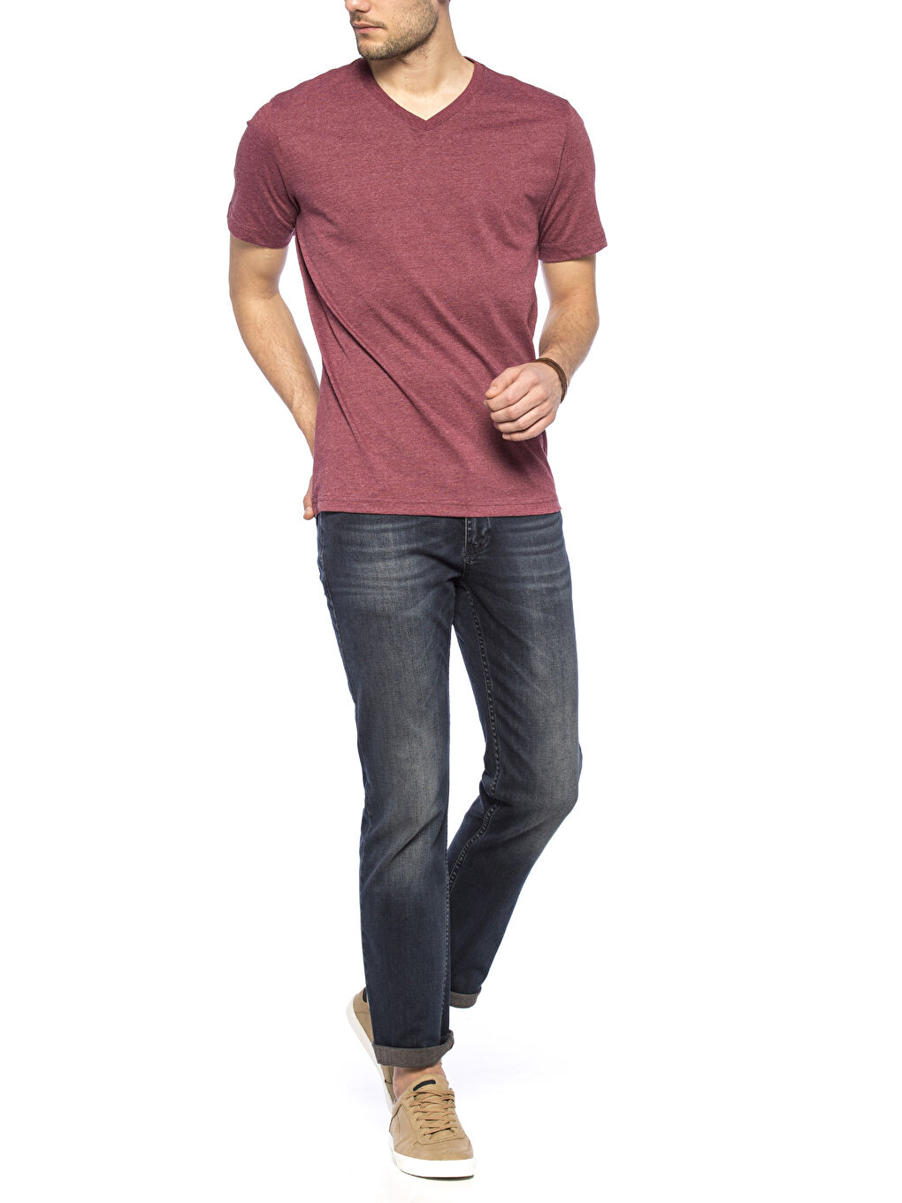 Man BORDEAUX T-Shirt-2