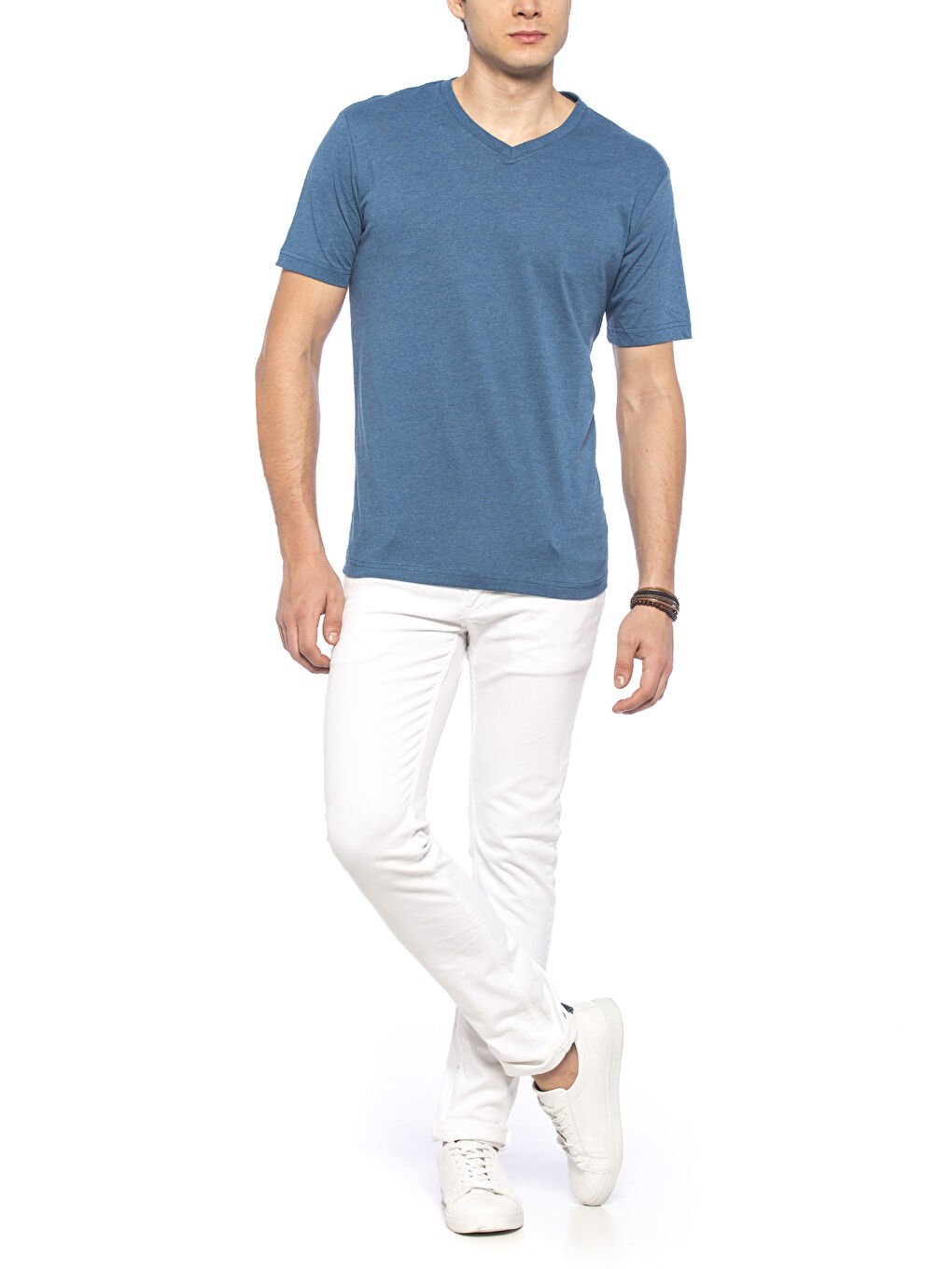 Petrol Melanj Tişört-2