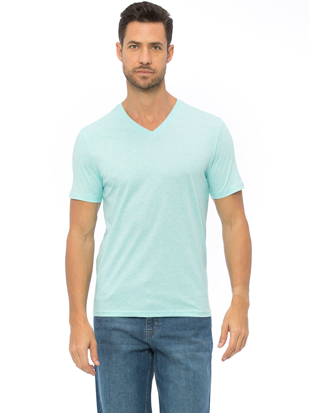 LCWAIKIKI Classic Man GREEN T-Shirt -7Y7203Z8-DWY