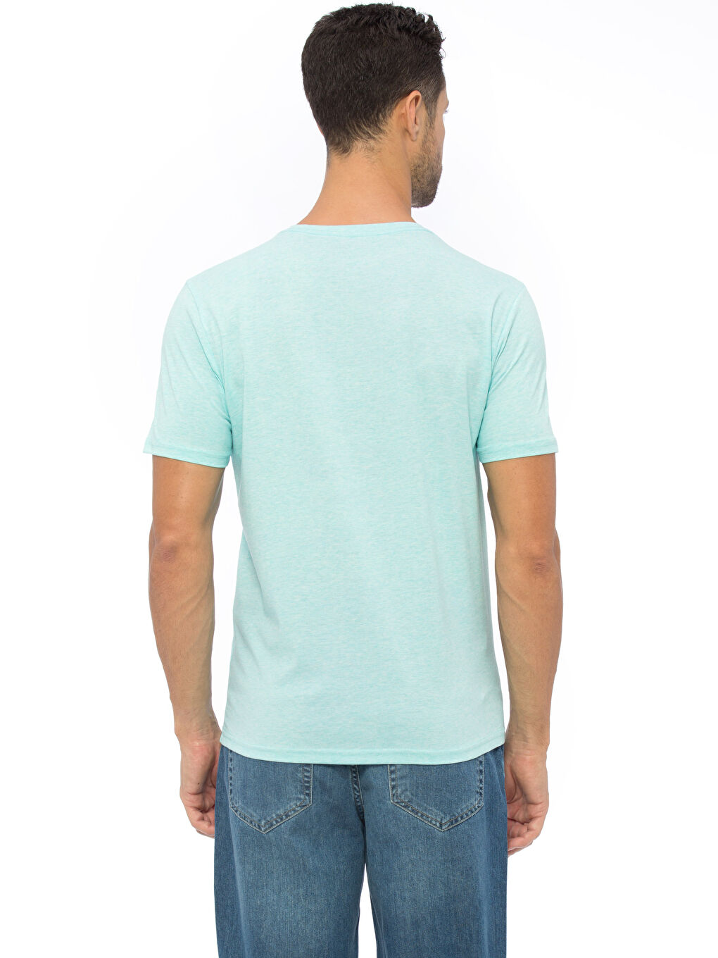 LCWAIKIKI Classic Man GREEN T-Shirt -7Y7203Z8-DWY